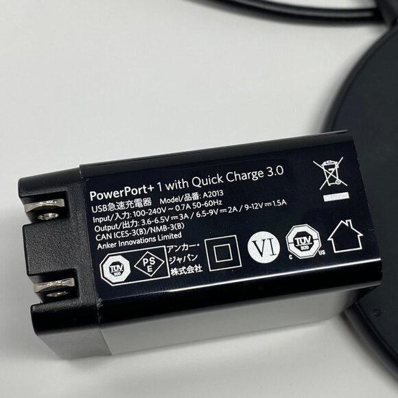 Anker PowerWave Pad Wireless Charger 10W Qi Fast Charging Pad With Wall Charger - Picture 5 of 9